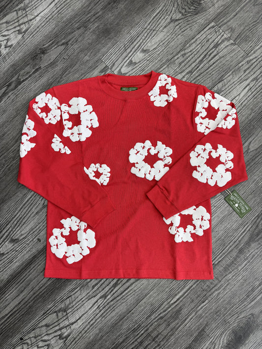 DENIM TEARS LONG SLEEVE TEE (RED)